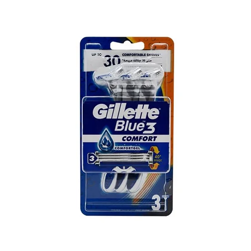 خودتراش ژیلت  Gillette مدلBlue3 Comfort بسته 3عددی